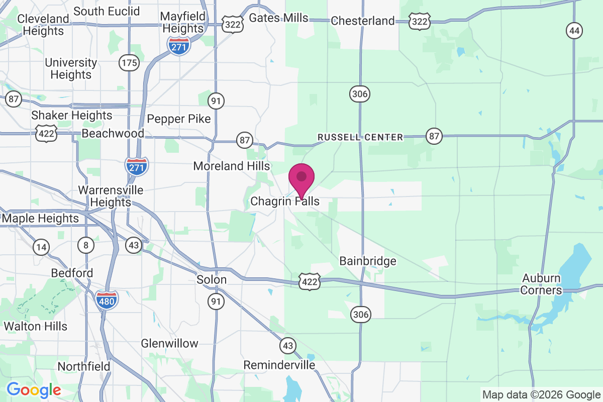 Carte de Chagrin Falls