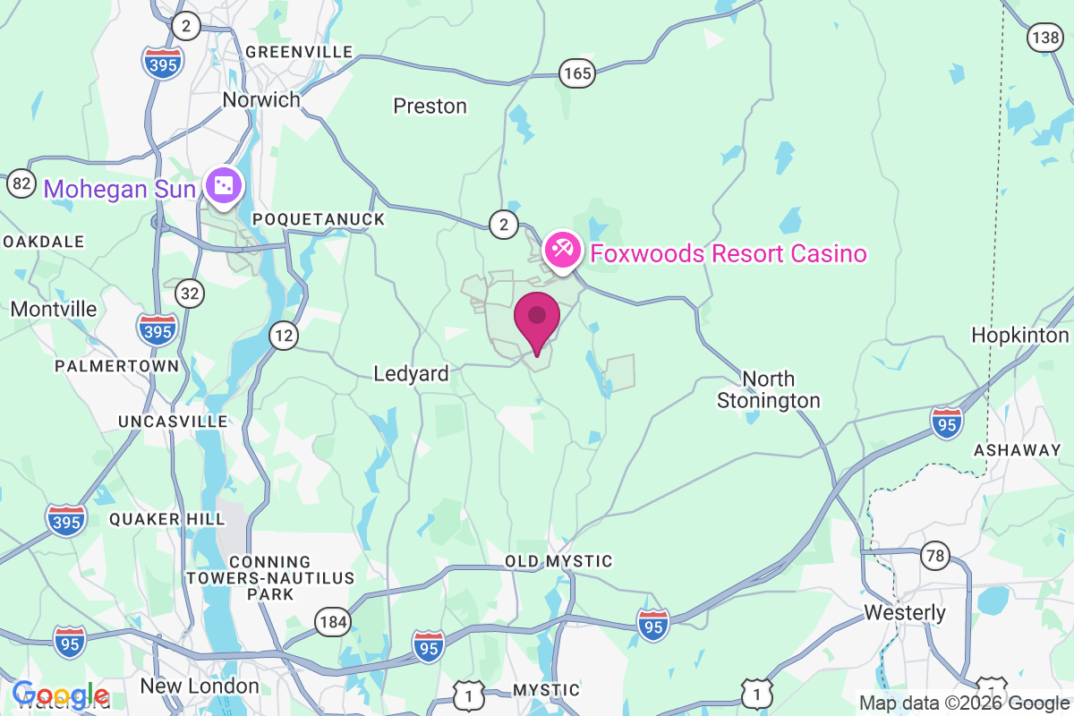 Carte de Pequot Indian Reservation