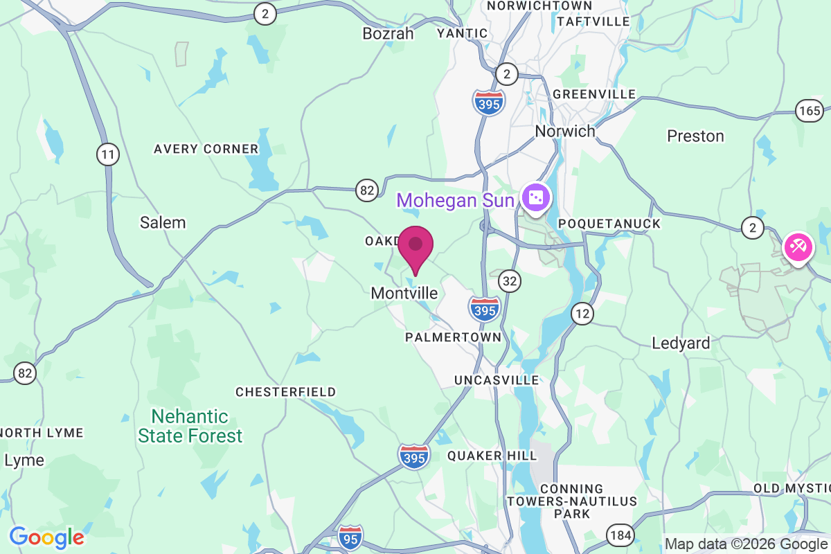 Carte de Montville Center