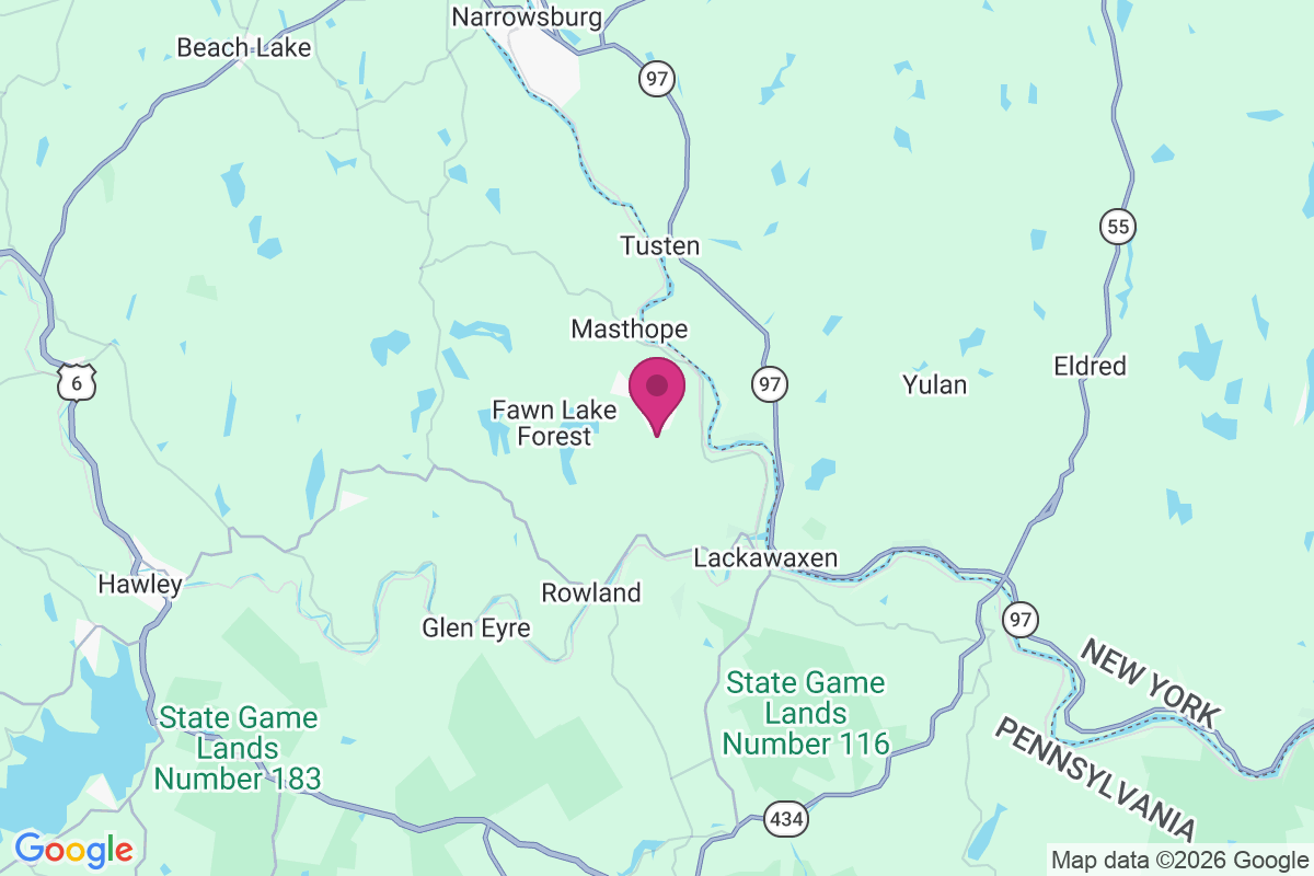 Carte de Masthope Rapids