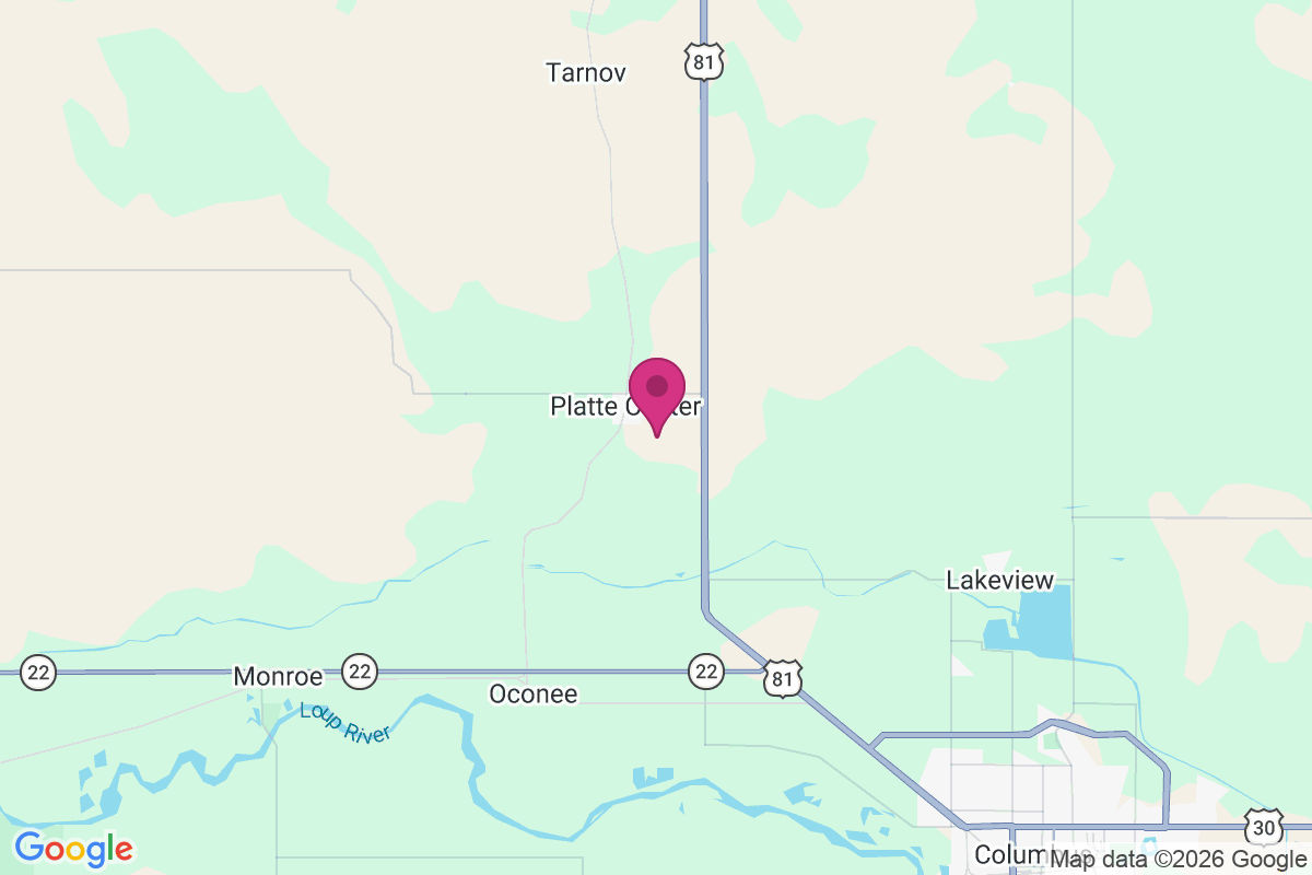 Carte de Platte Center