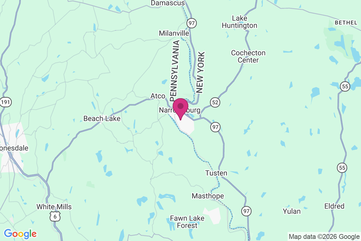 Carte de Narrowsburg