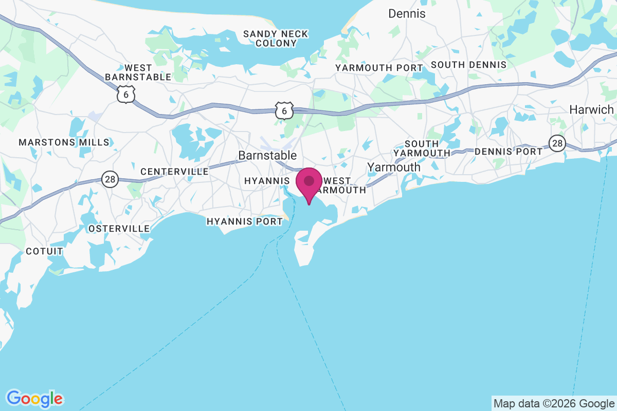 Carte de Hyannis Park