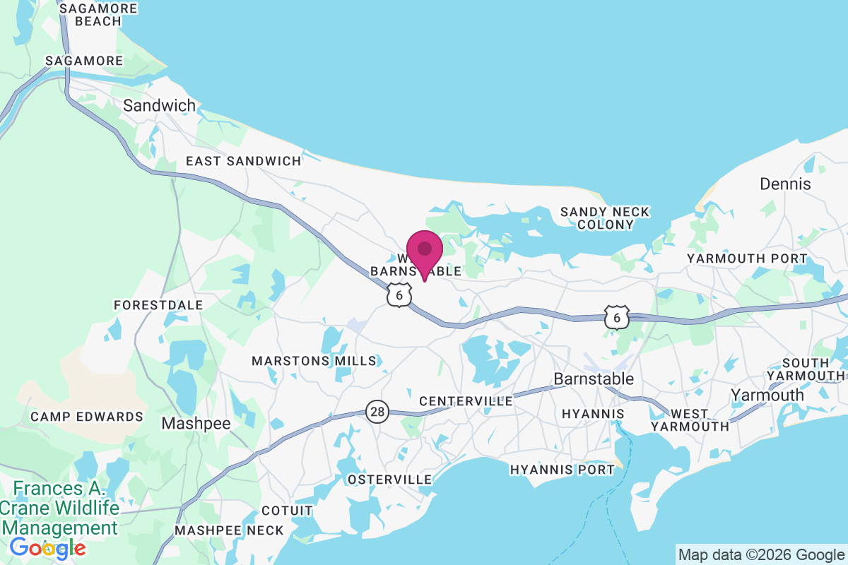 Carte de West Barnstable