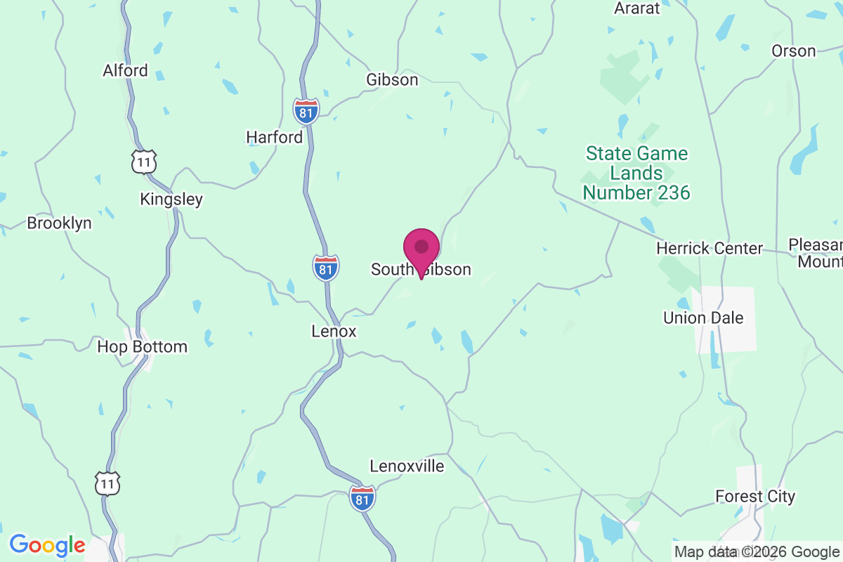 Carte de South Gibson