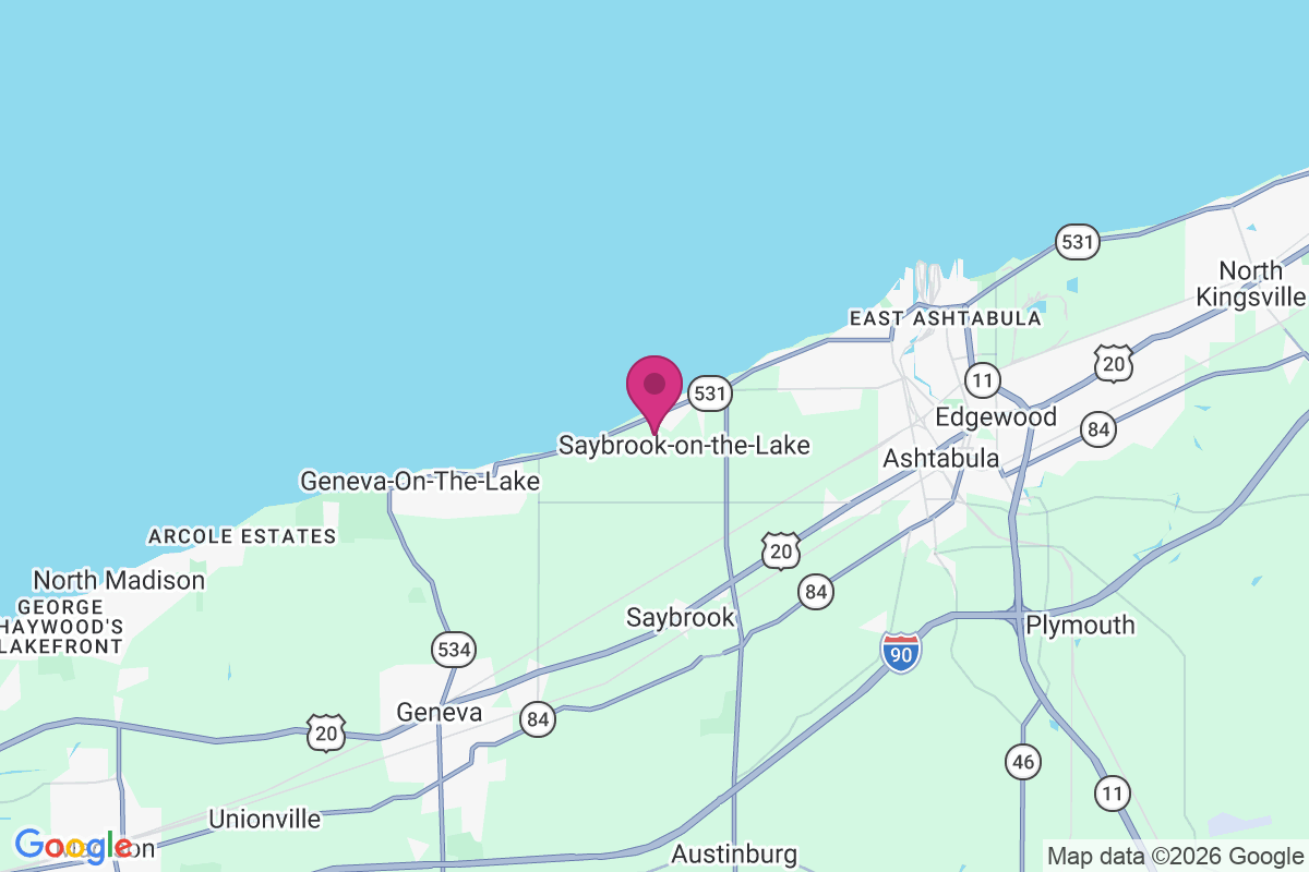Carte de Saybrook-on-the-lake