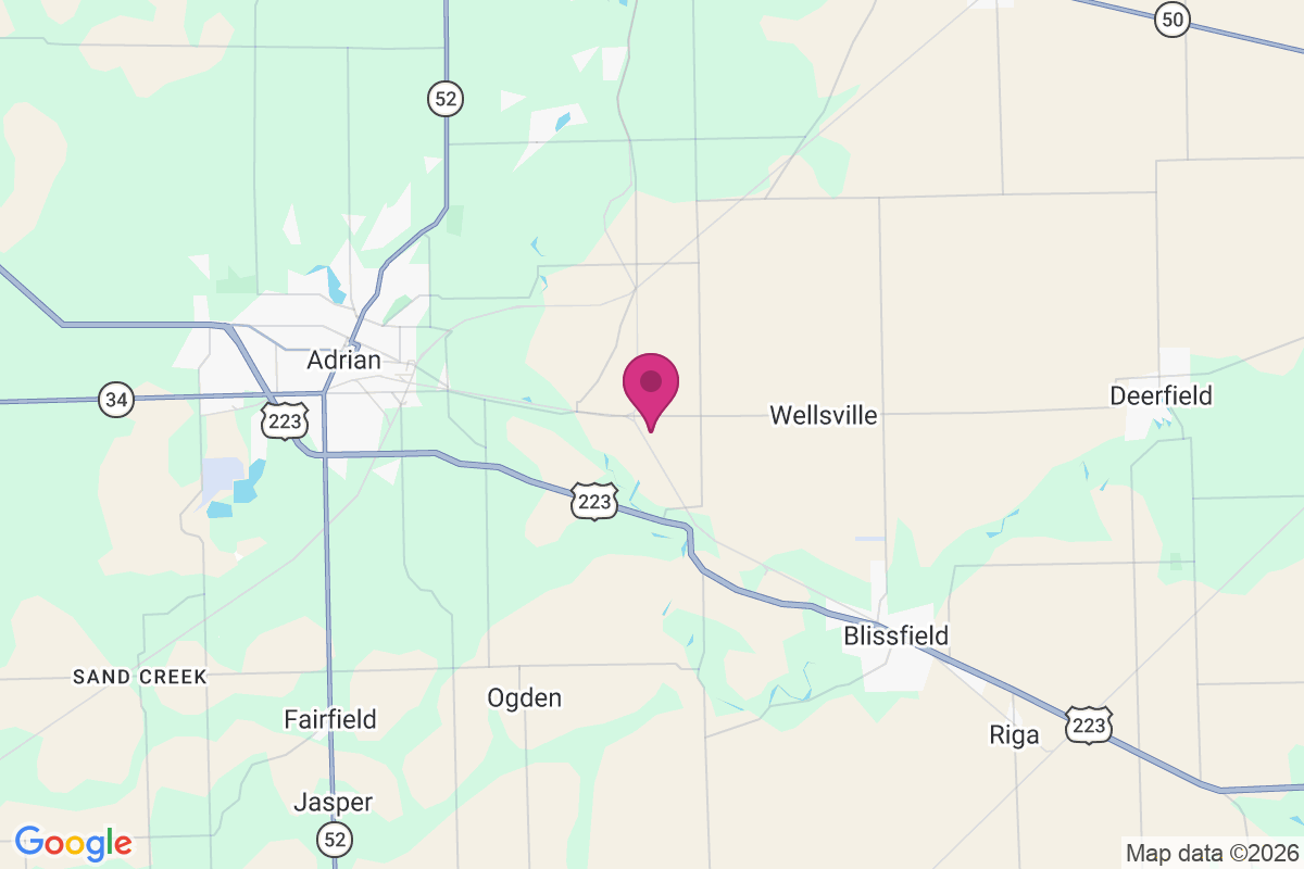Carte de Lenawee Junction