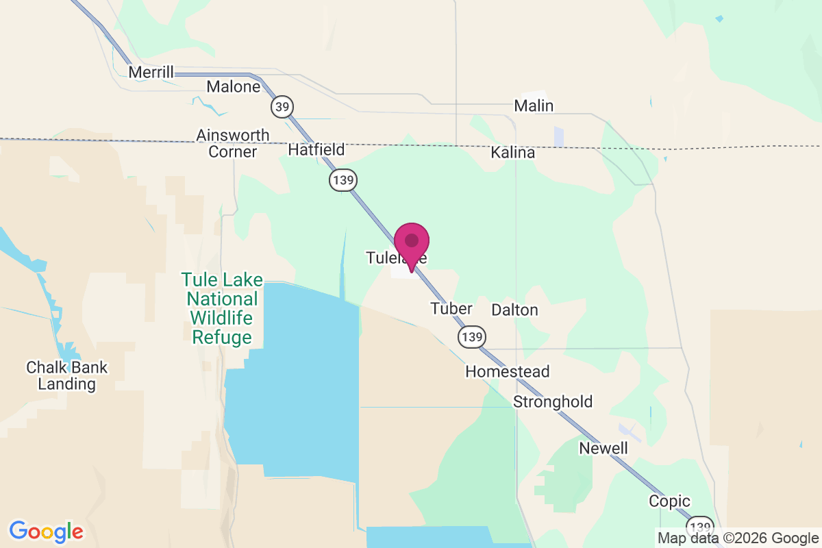 Carte de Tulelake