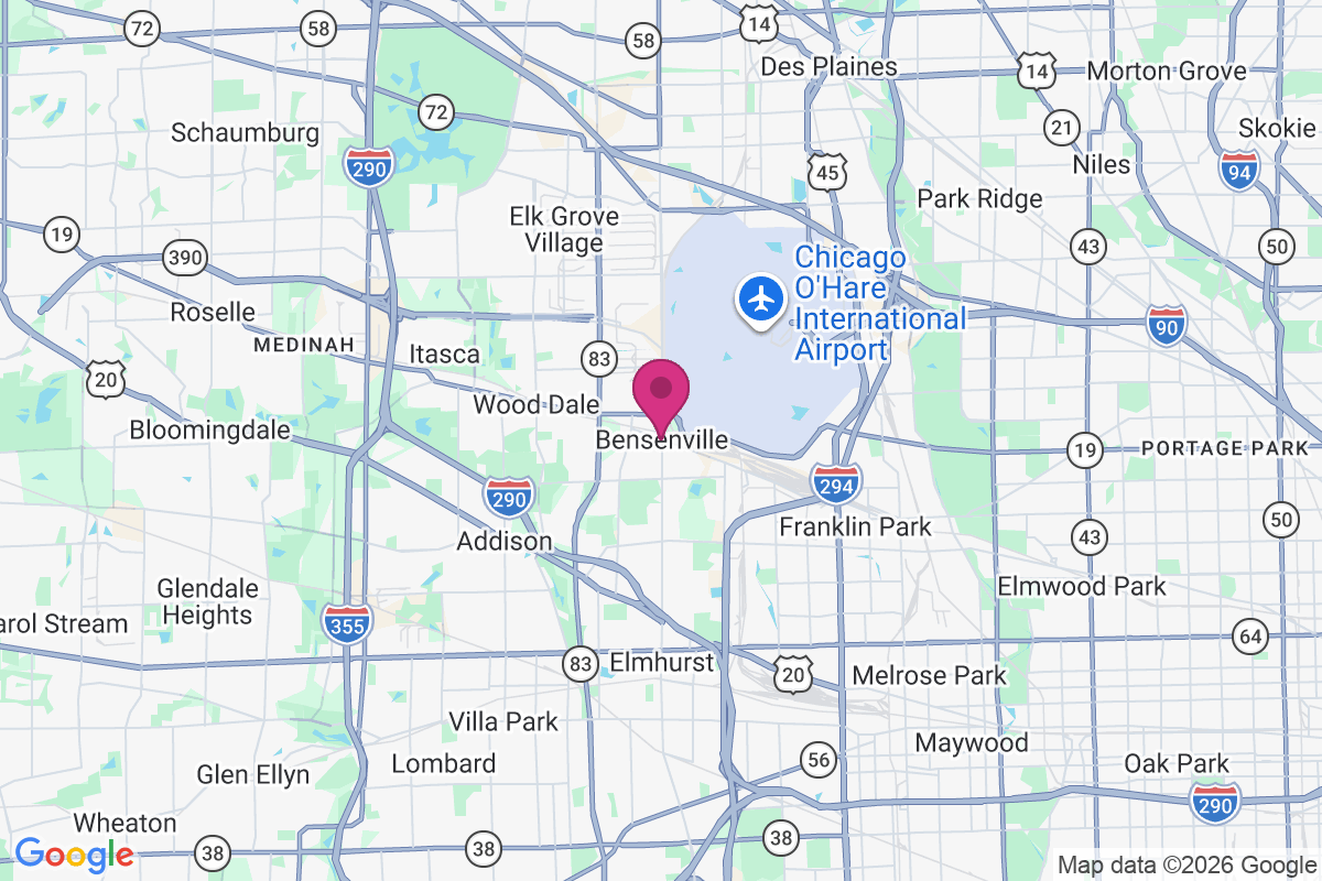 Carte de Bensenville