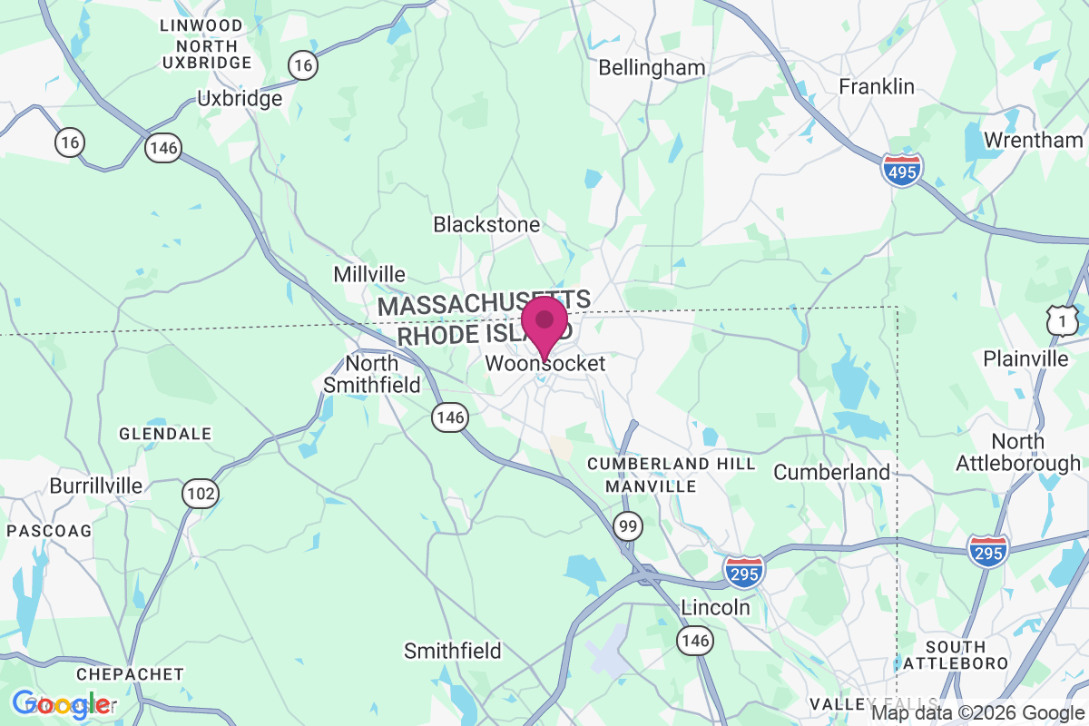 Carte de Woonsocket