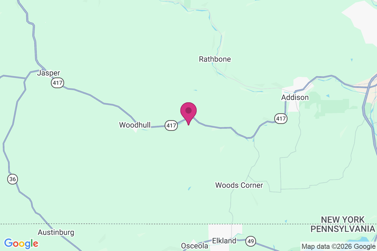 Carte de East Woodhull