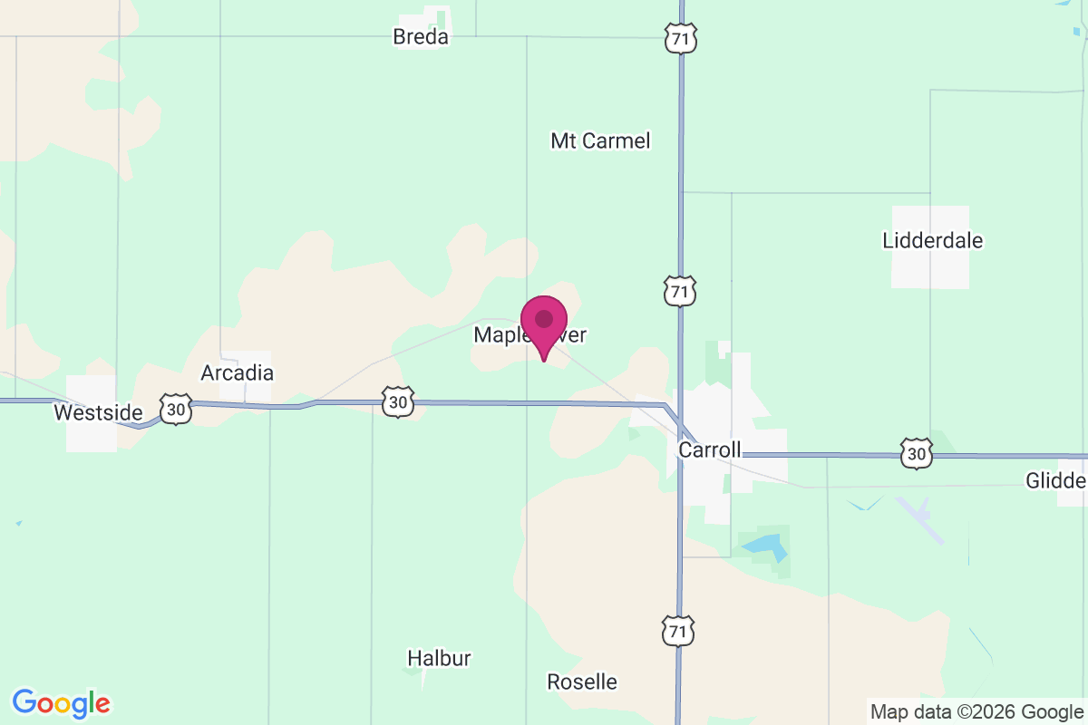 Carte de Maple River