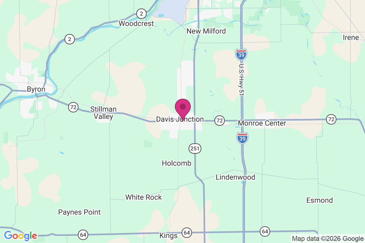 Carte de Davis Junction