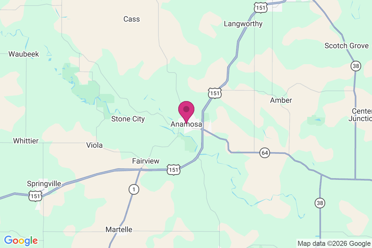 Carte de Anamosa