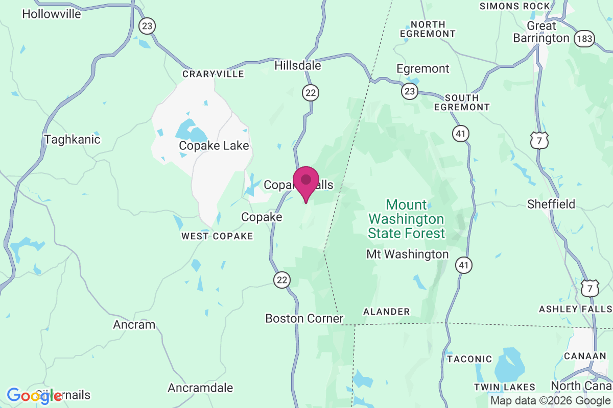 Carte de Copake Falls