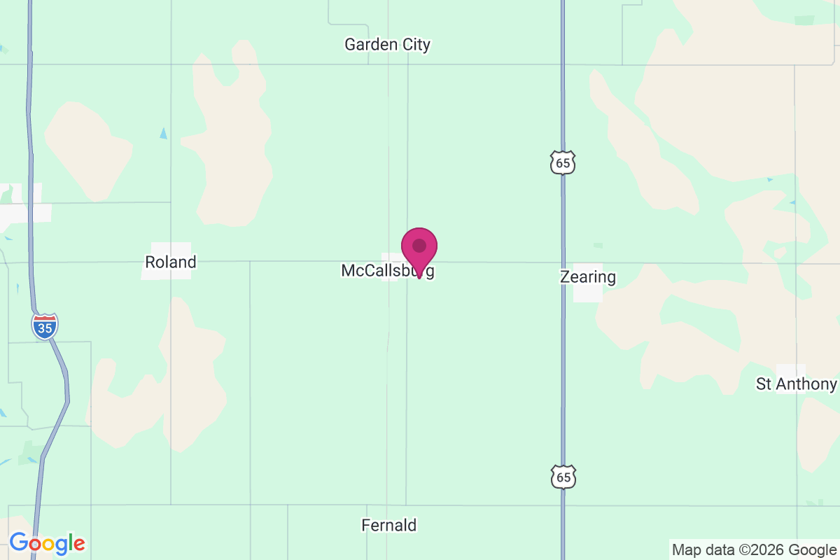 Carte de McCallsburg