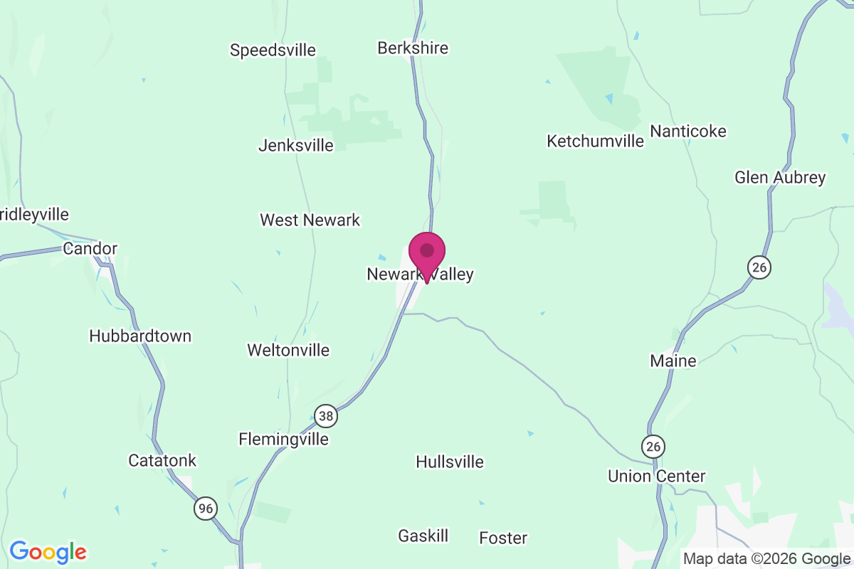 Carte de Newark Valley
