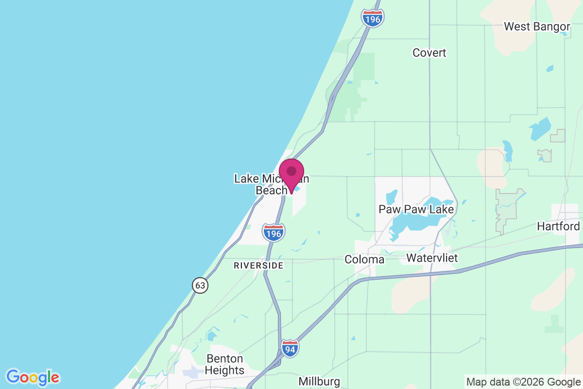 Carte de Lake Michigan Beach