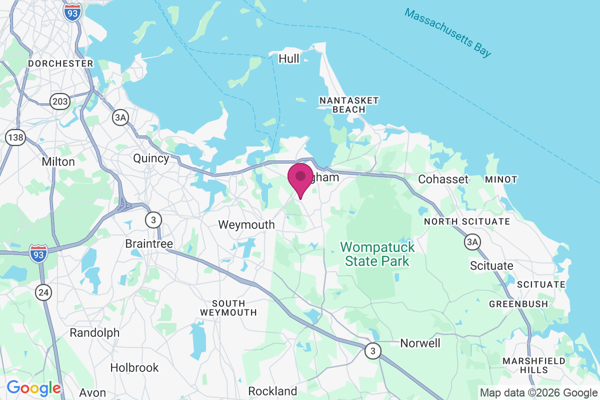 Carte de West Hingham