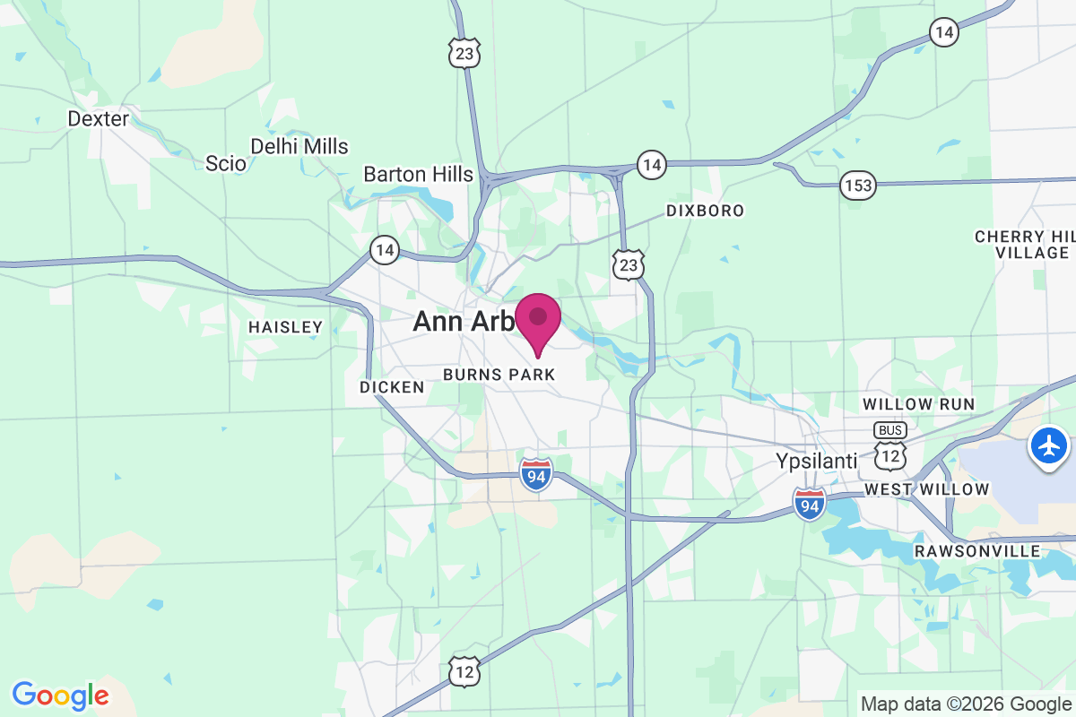 Carte de Ann Arbor