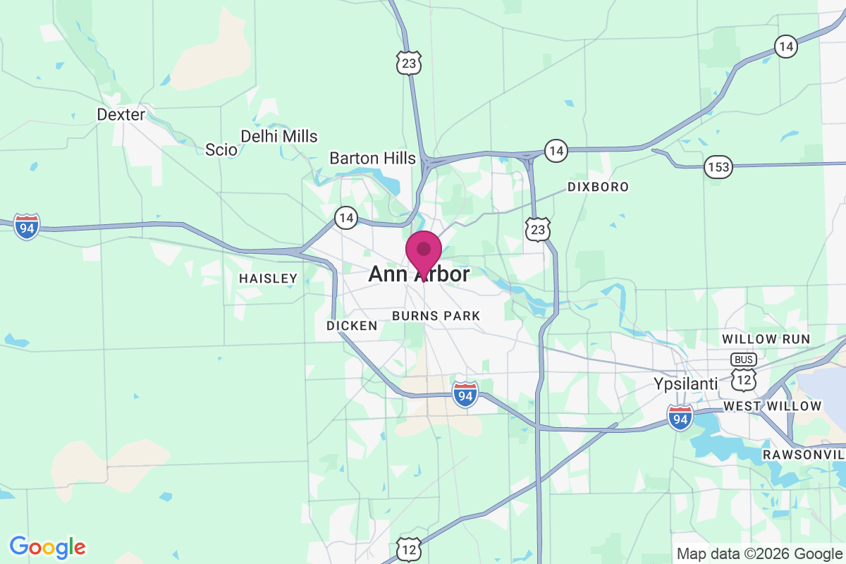 Carte de Ann Arbor