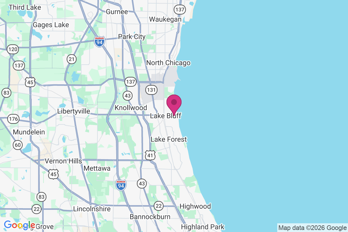 Carte de Lake Bluff