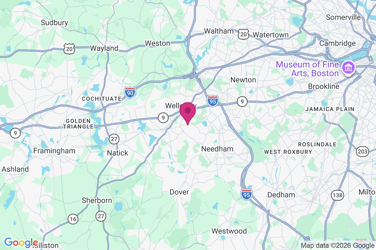 Carte de Wellesley Hills