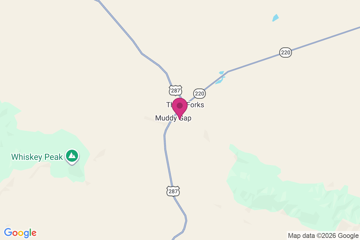 Carte de Muddy Gap