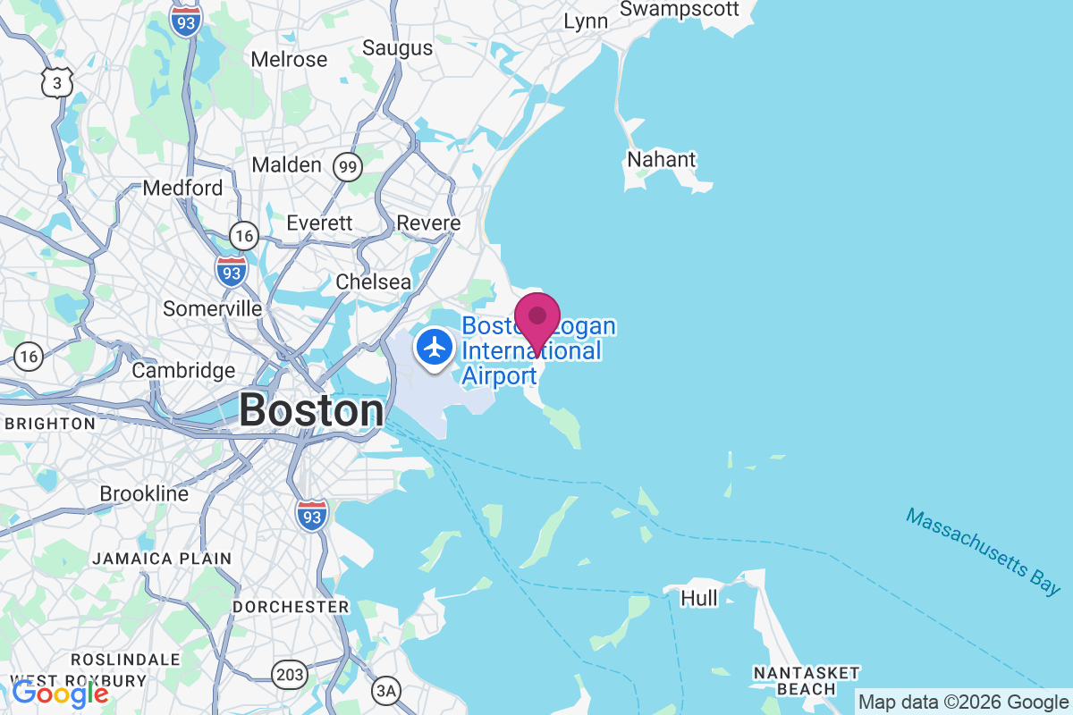 Carte de Winthrop Beach