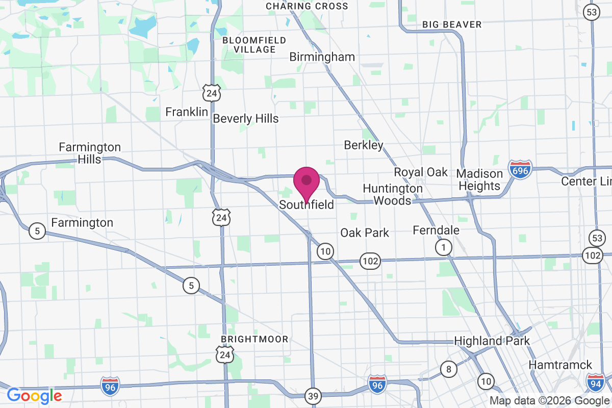 Carte de Southfield