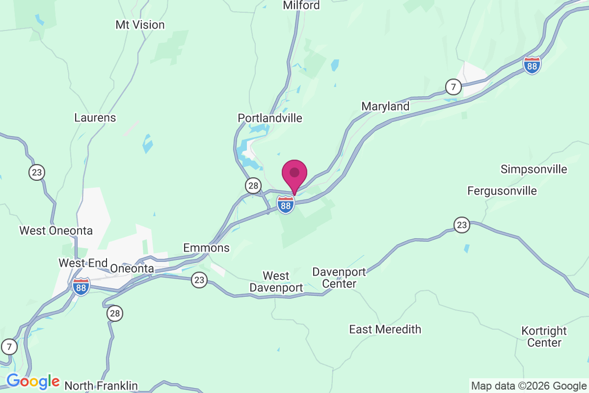 Carte de Cooperstown Junction