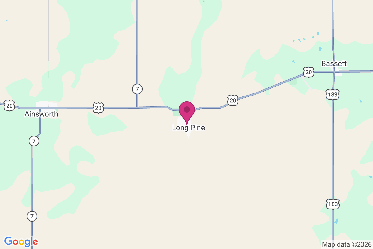 Carte de Long Pine