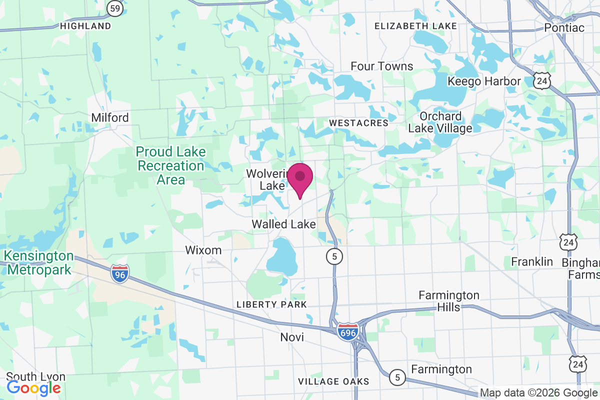 Carte de Wolverine Lake