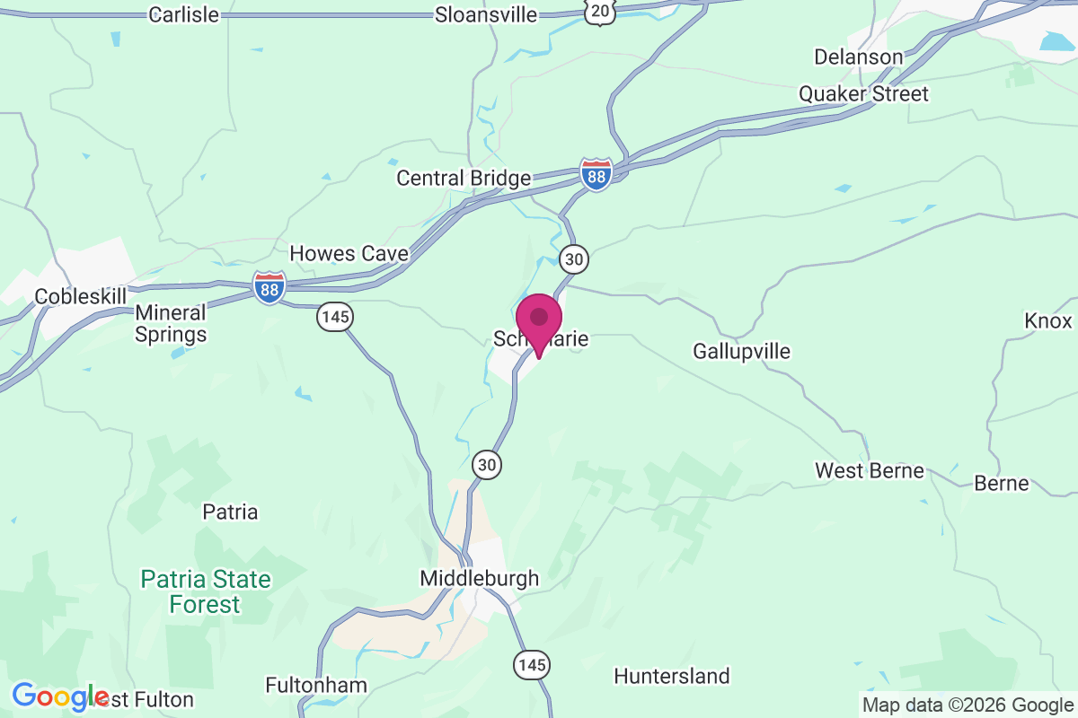 Carte de Schoharie