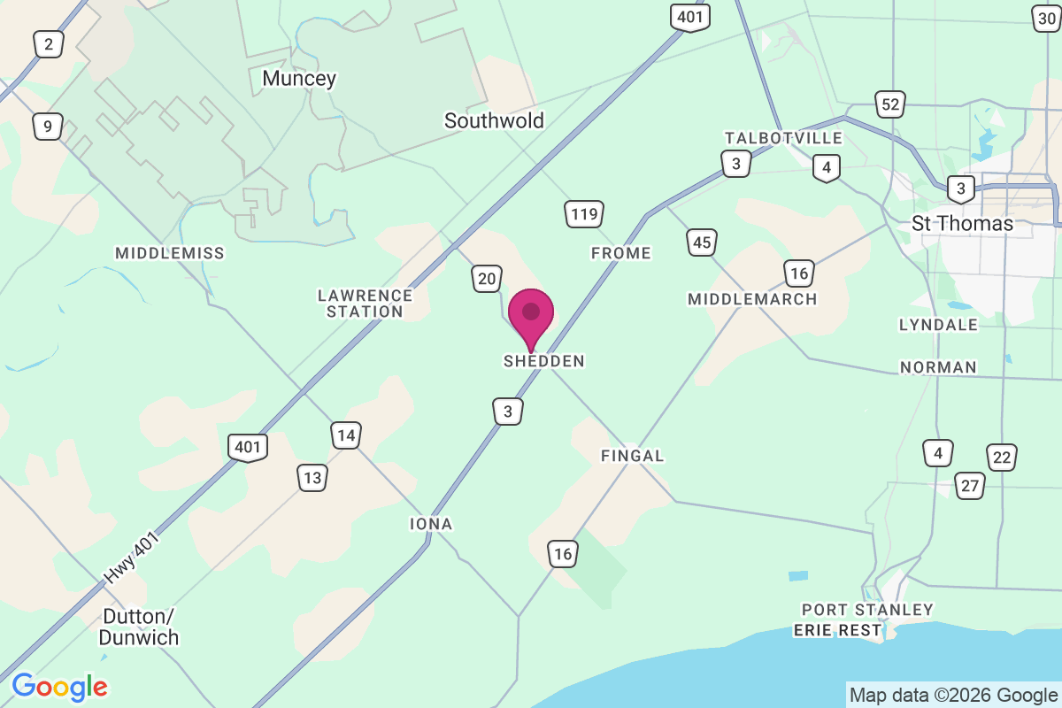 Carte de Shedden