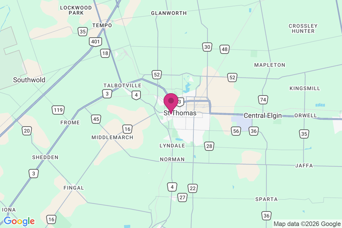 Carte de St. Thomas