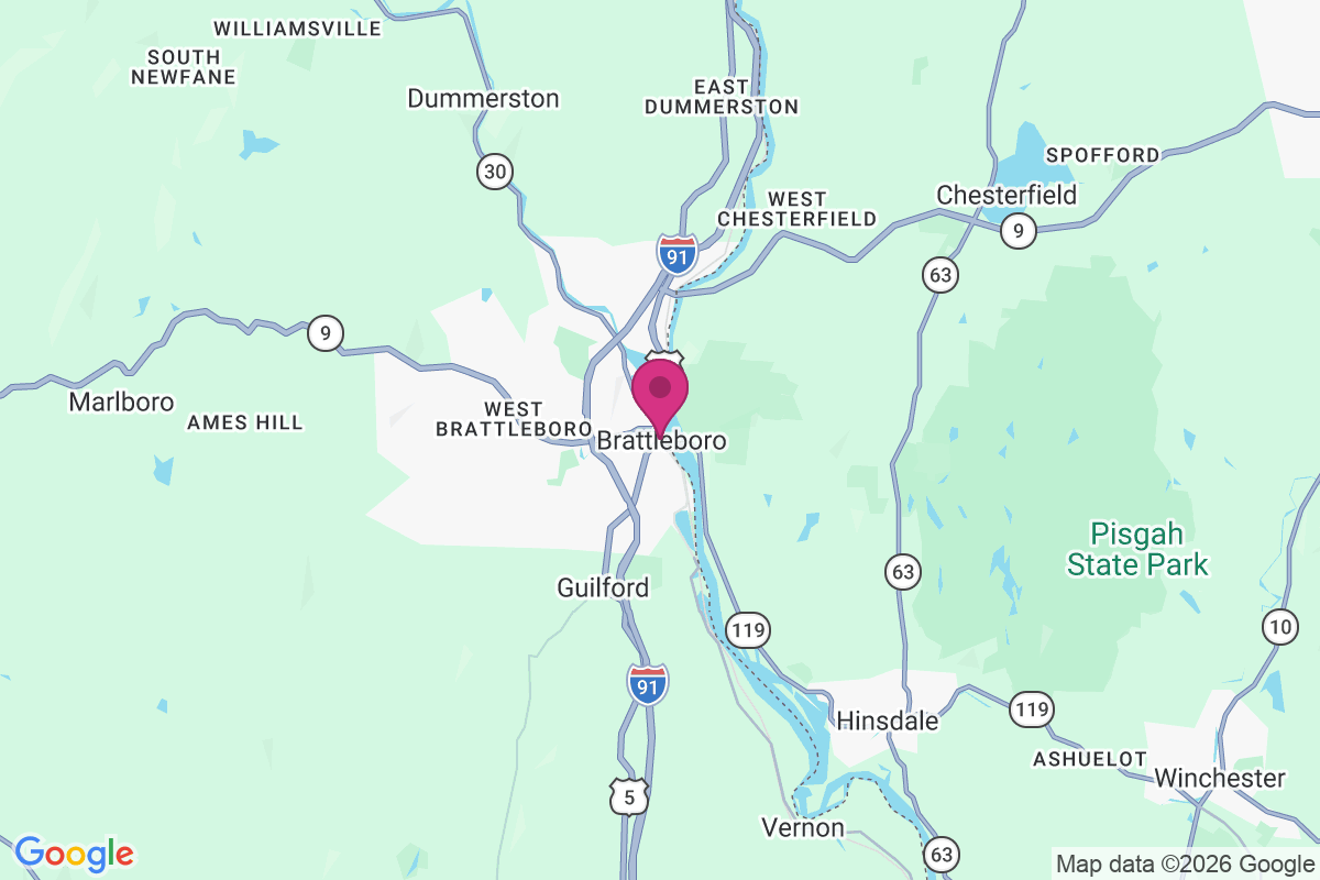 Carte de Brattleboro