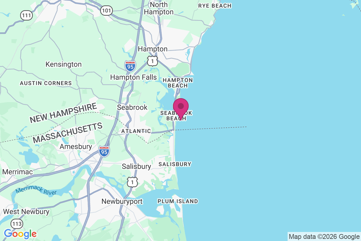 Carte de Seabrook Beach