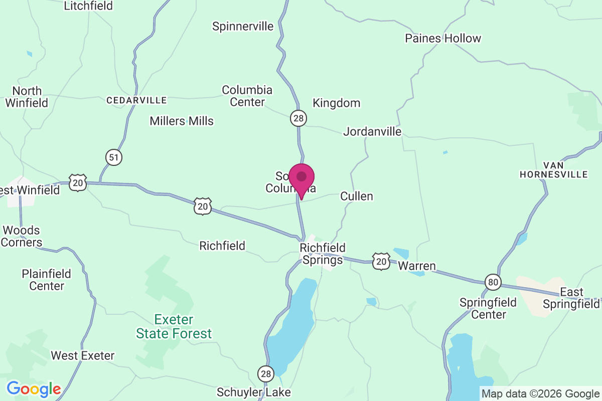 Carte de South Columbia