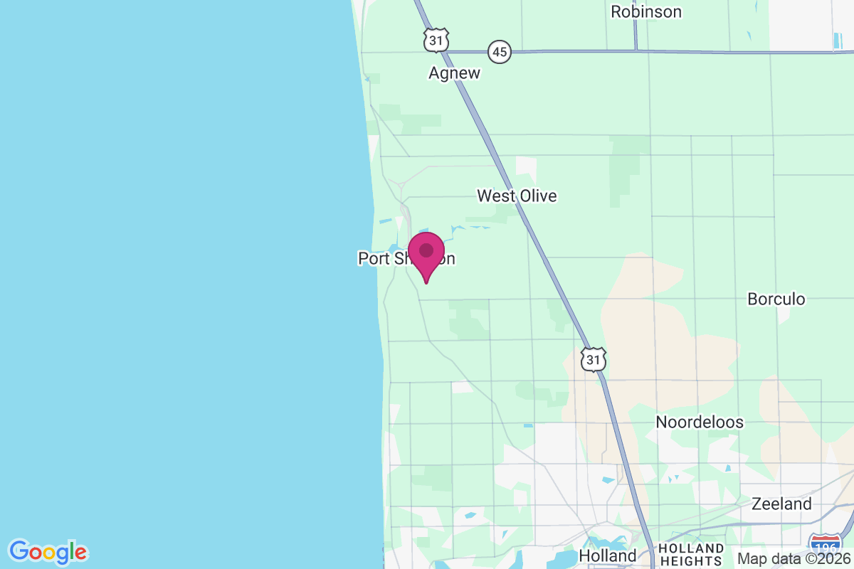 Carte de Port Sheldon