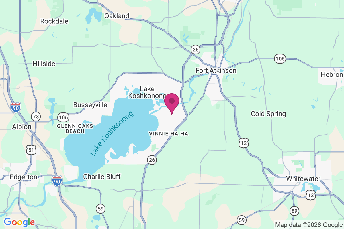 Carte de Blackhawk Island