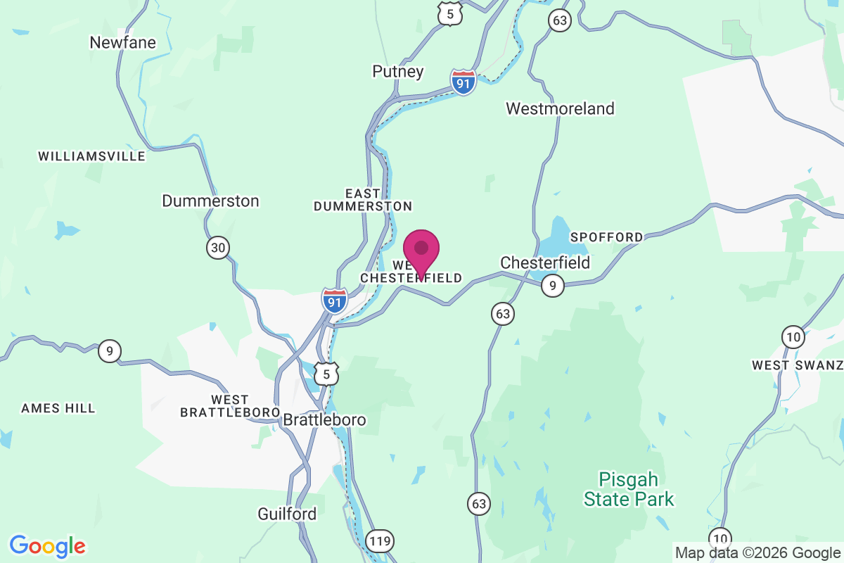 Carte de West Chesterfield