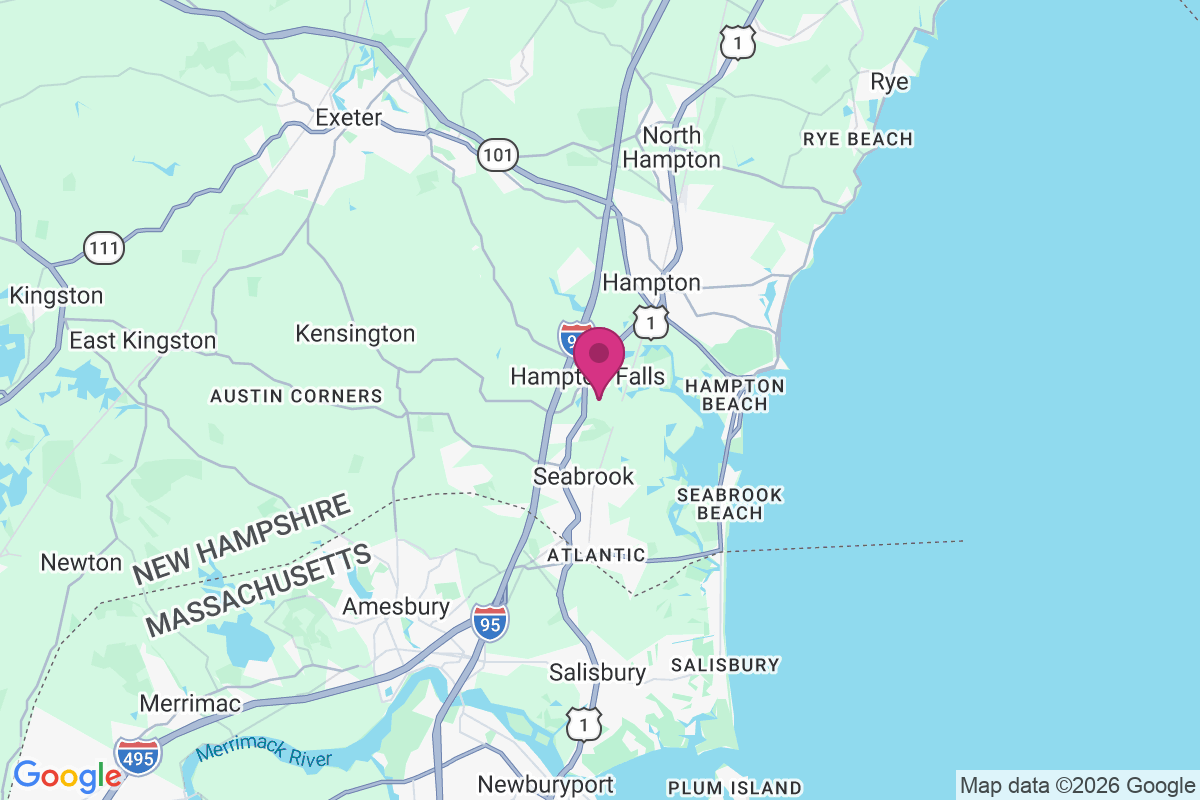 Carte de Hampton Falls