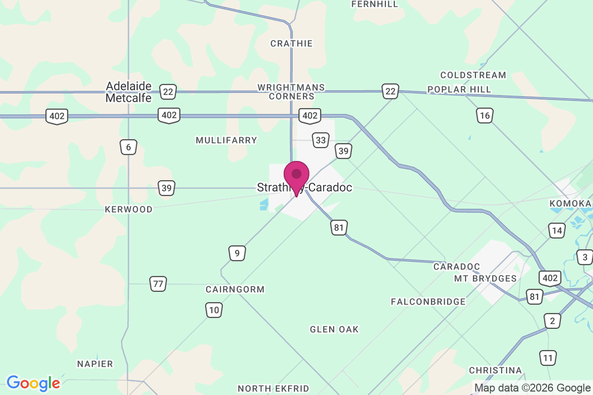 Carte de Mount Brydges
