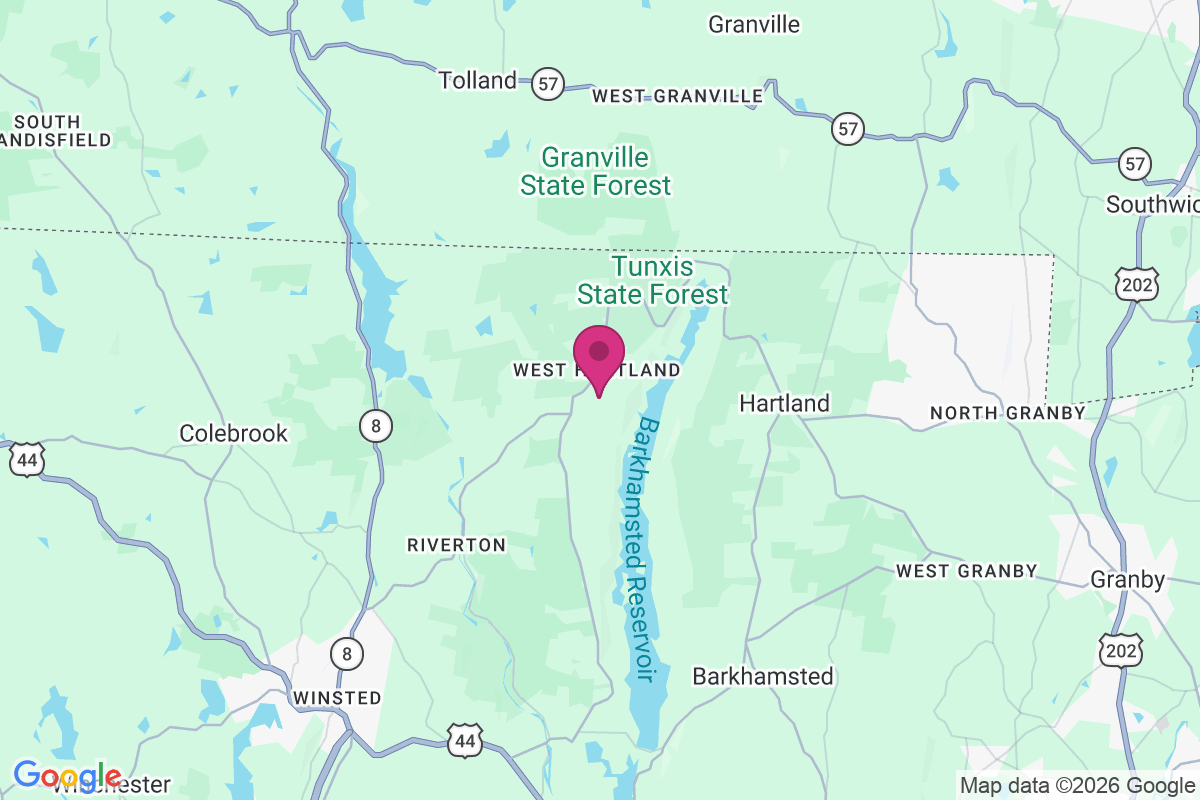 Carte de West Hartland