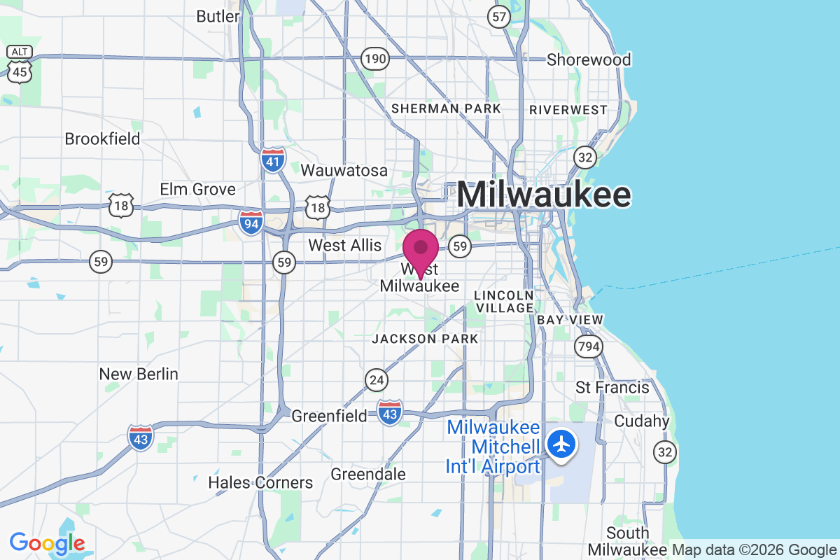 Carte de West Milwaukee