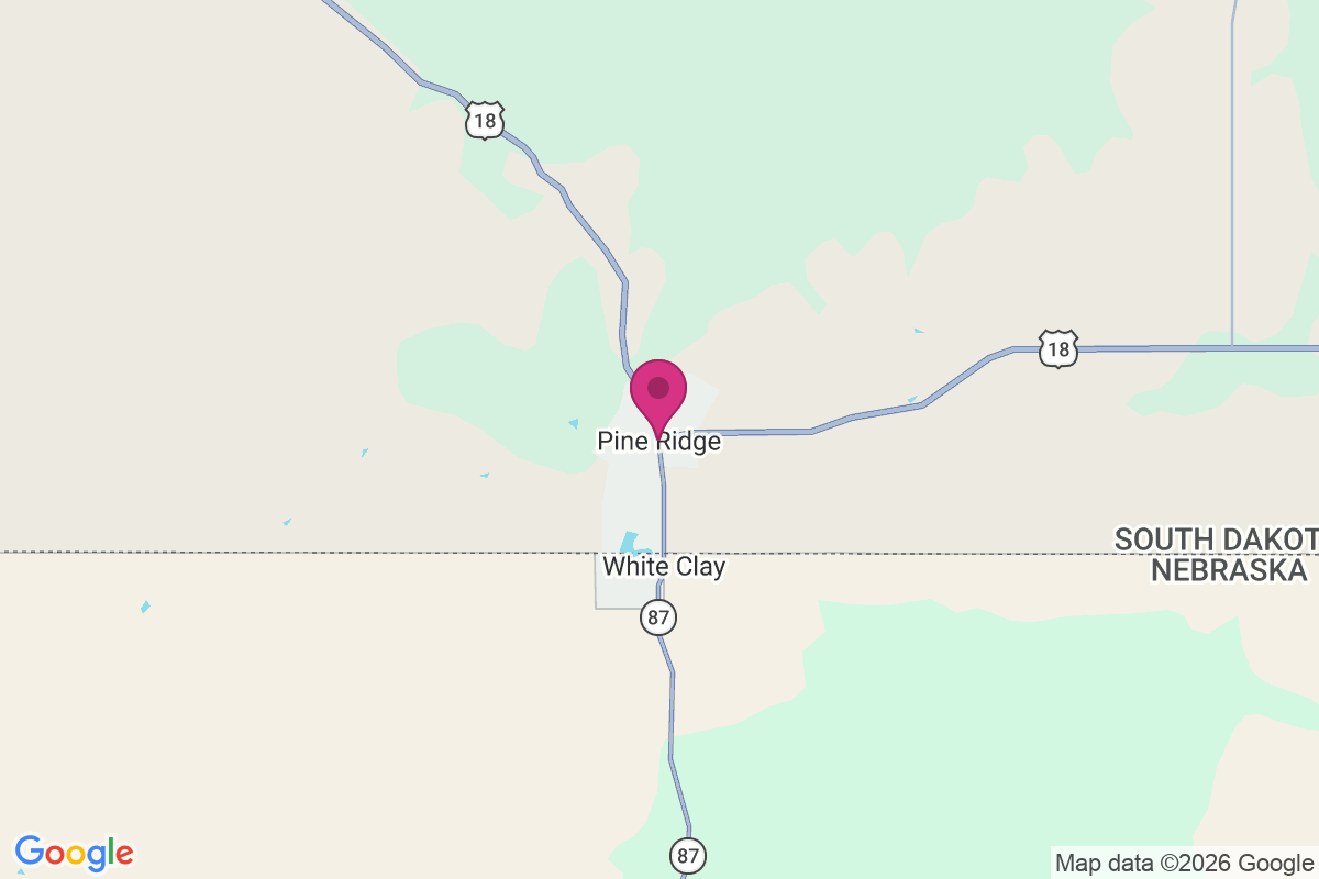 Carte de Pine Ridge