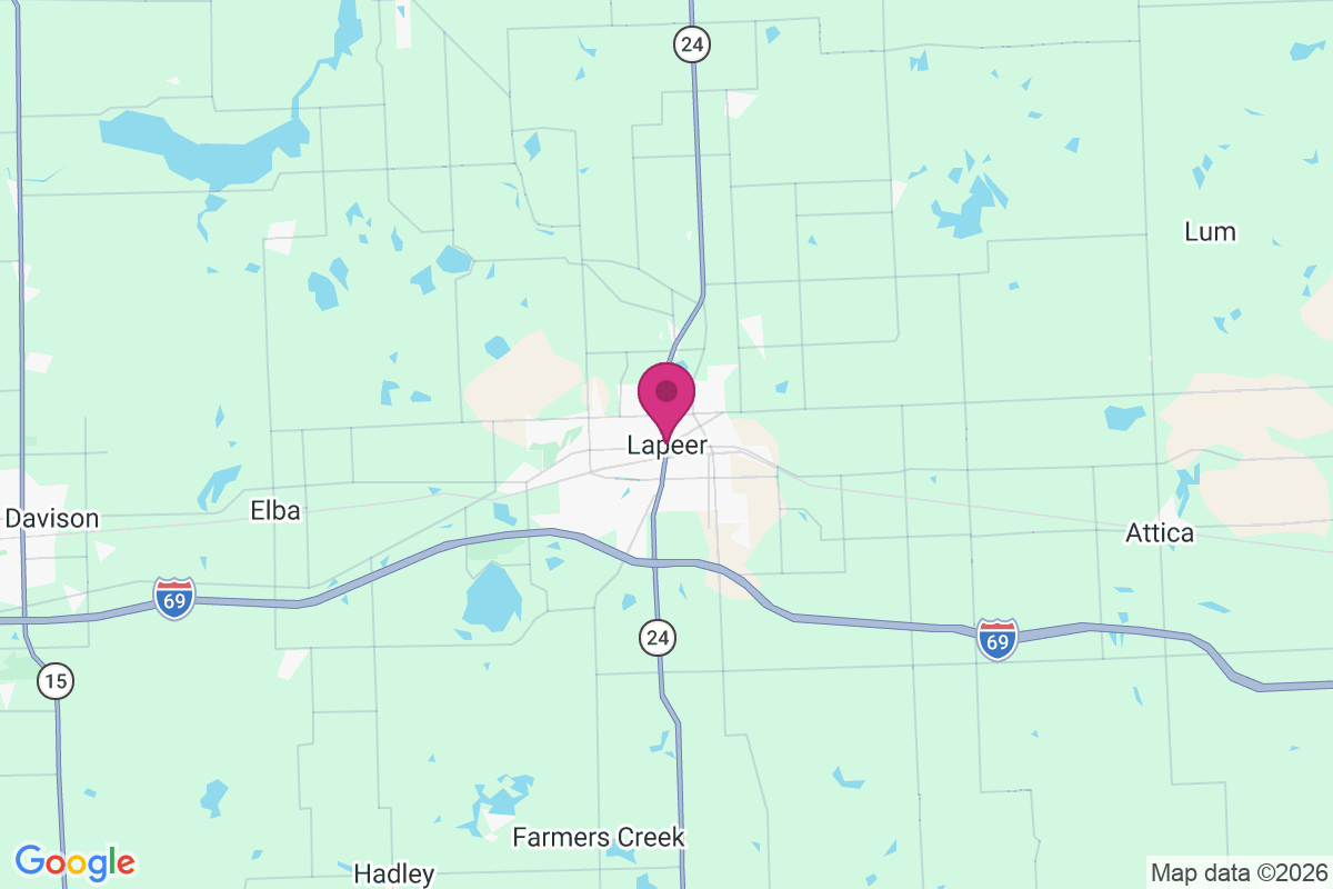 Carte de Lapeer