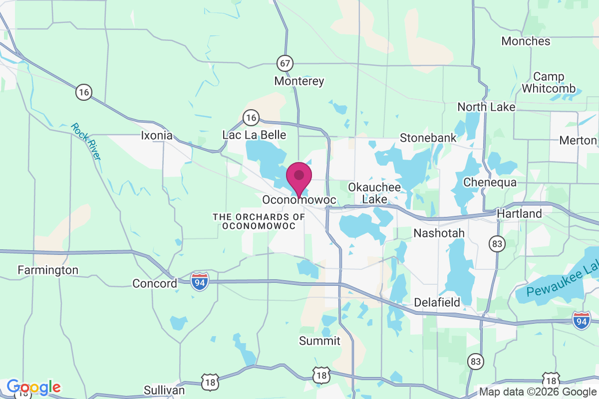 Carte de Oconomowoc