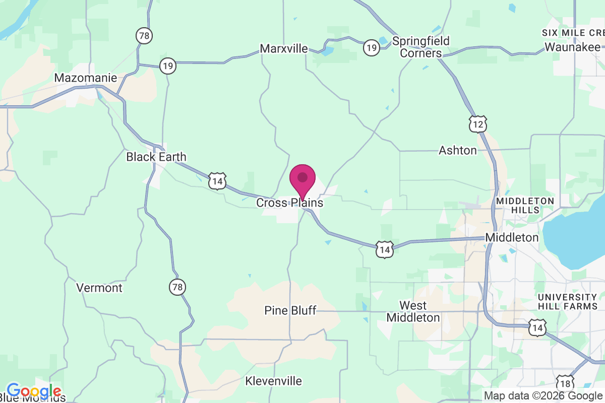 Carte de Cross Plains